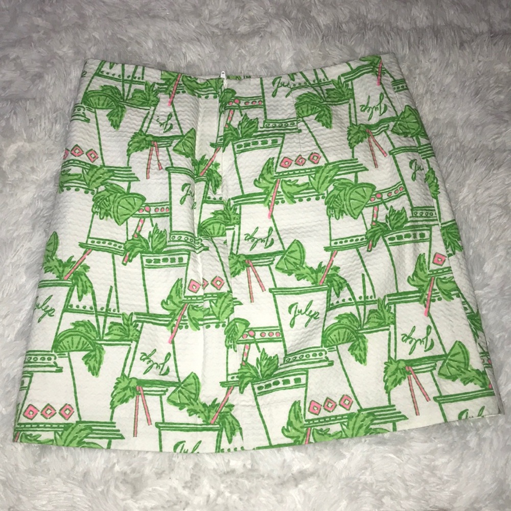 Lilly Pulitzer Lavender skirt Just Add Mint - Picture 2 of 3